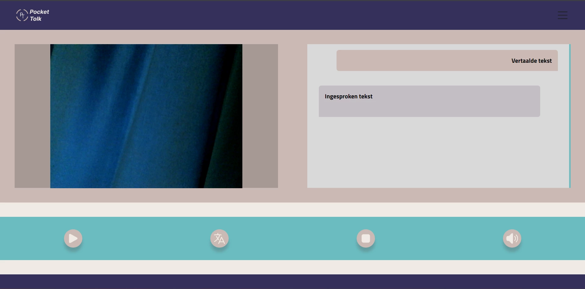 Screenshot voor project Pocket Tolk