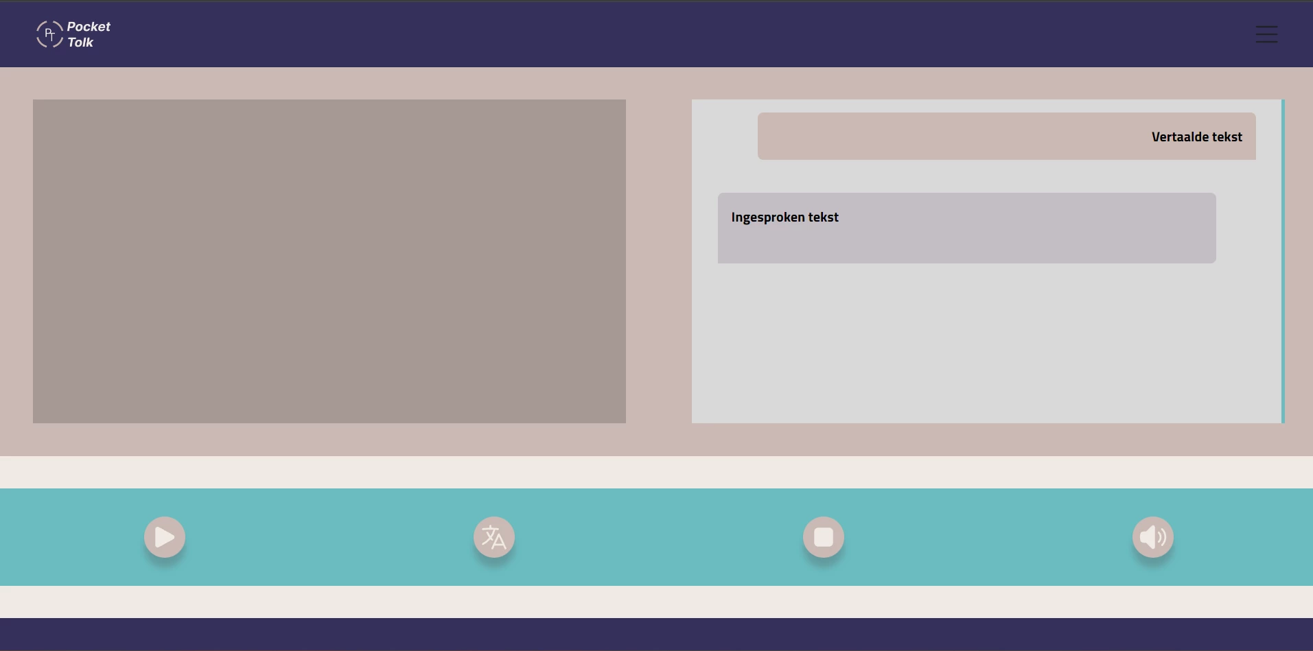 Screenshot voor project Pocket Tolk