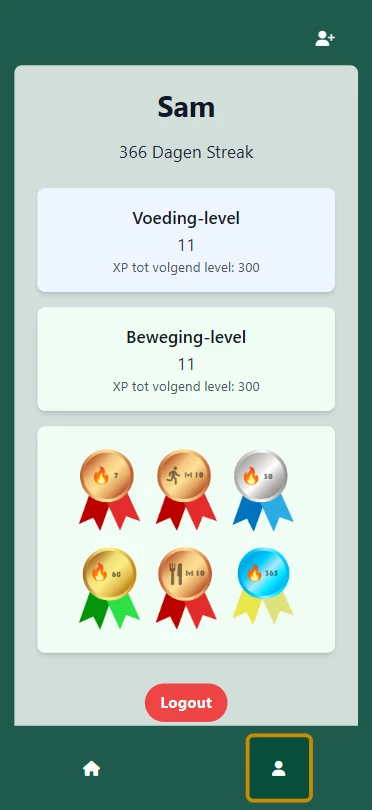 Screenshot voor project WeetjeGezond