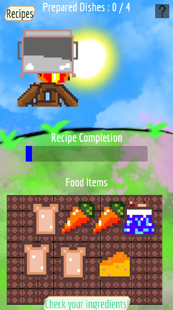 Screenshot voor project Food for Thoughtt