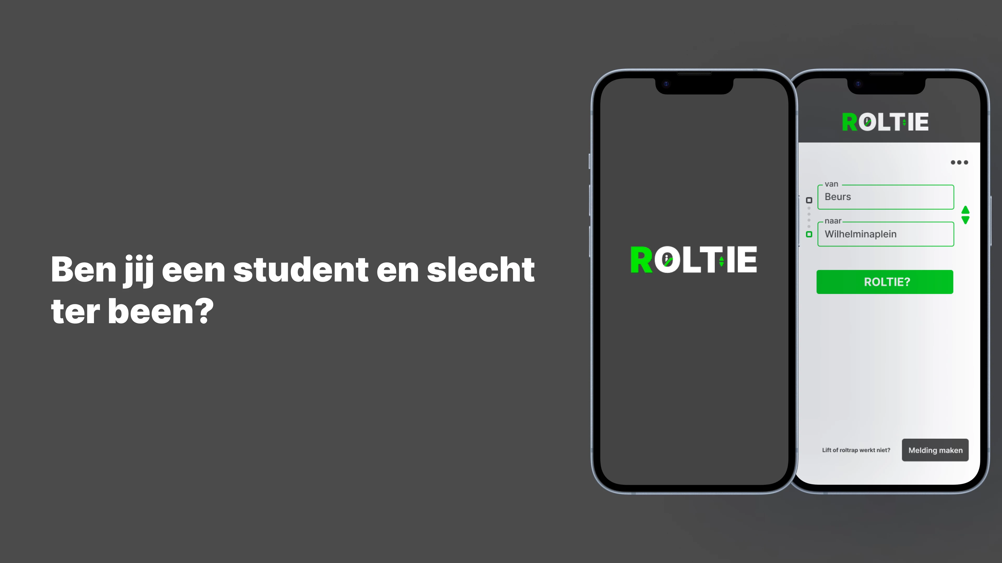 Screenshot voor project ROLTIE