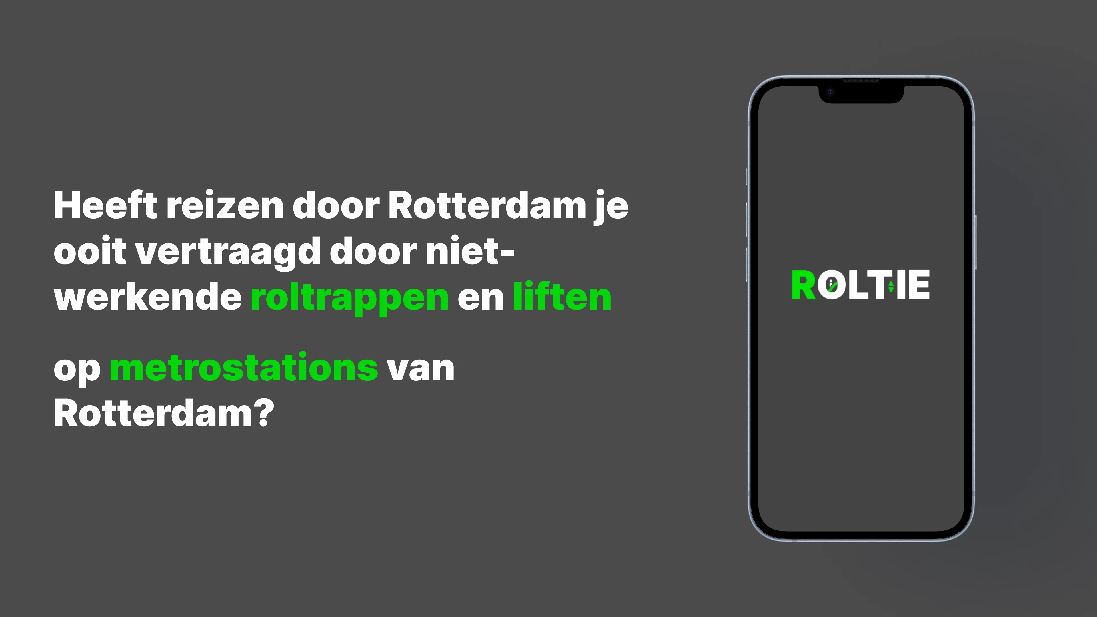 Screenshot voor project ROLTIE