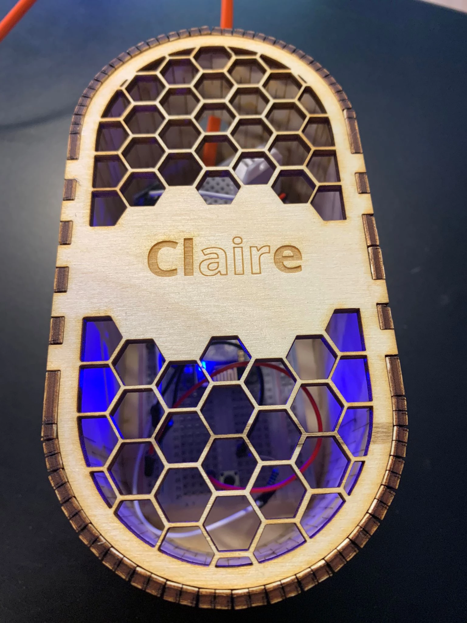 Screenshot voor project Claire