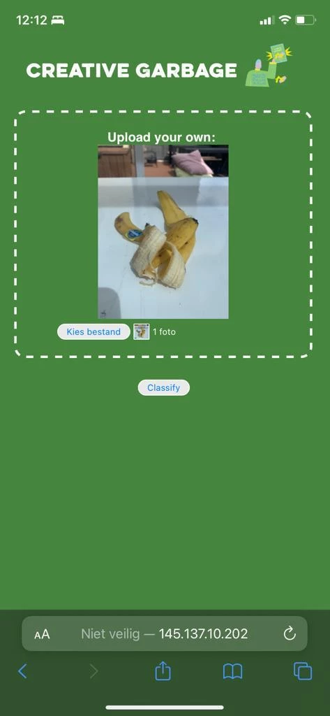 Screenshot voor project Creative Garbage