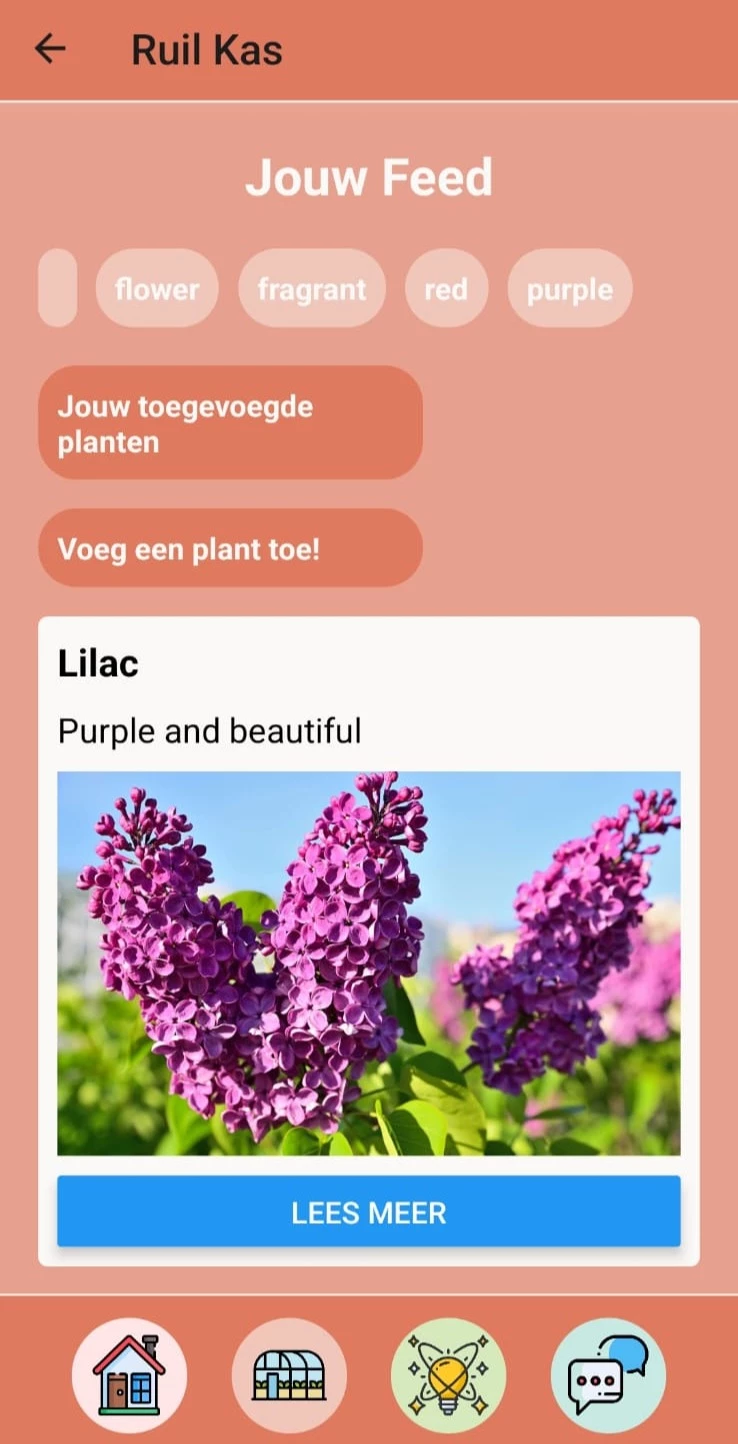 Screenshot voor project Bakkie Plant