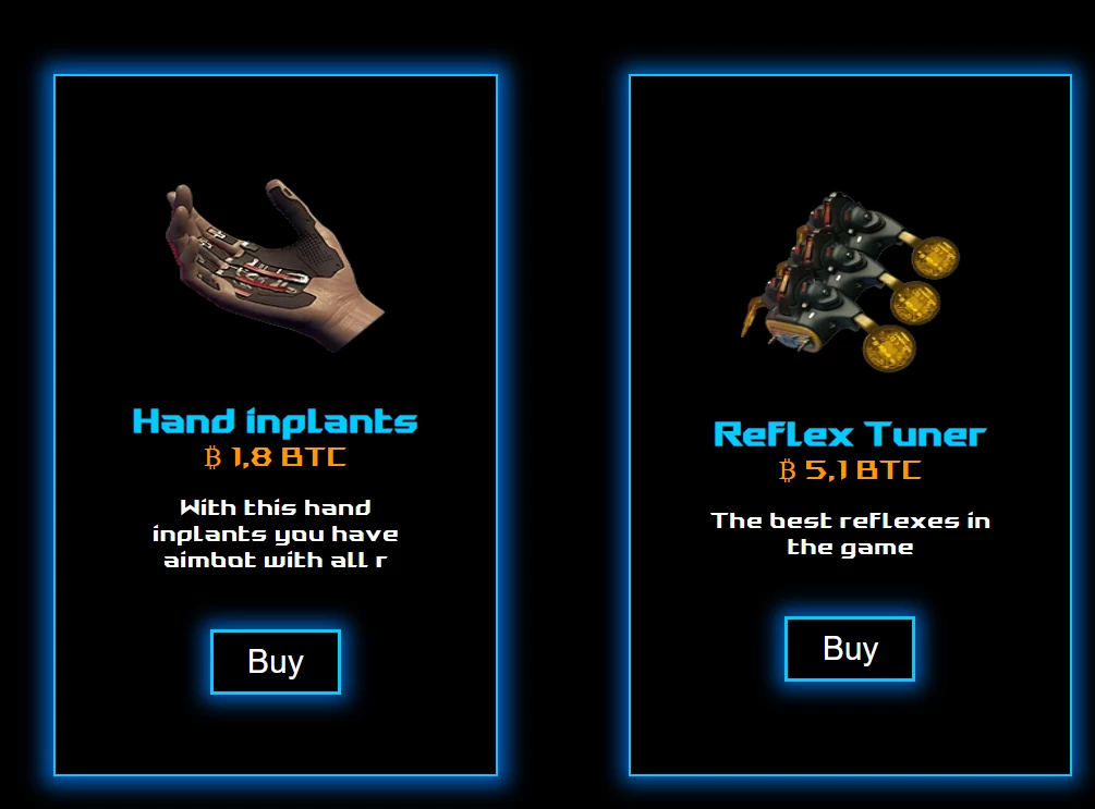 Screenshot voor project CyberNoir