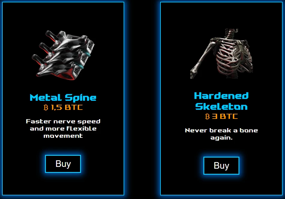 Screenshot voor project CyberNoir