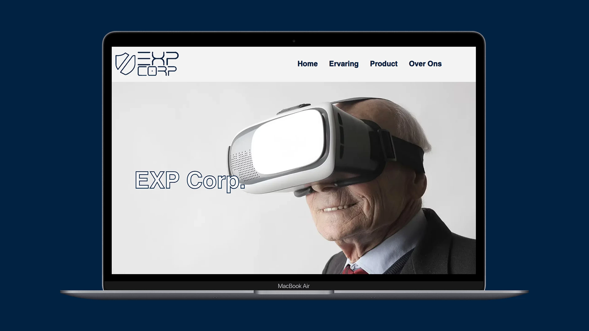 Screenshot voor project EXPCorp.