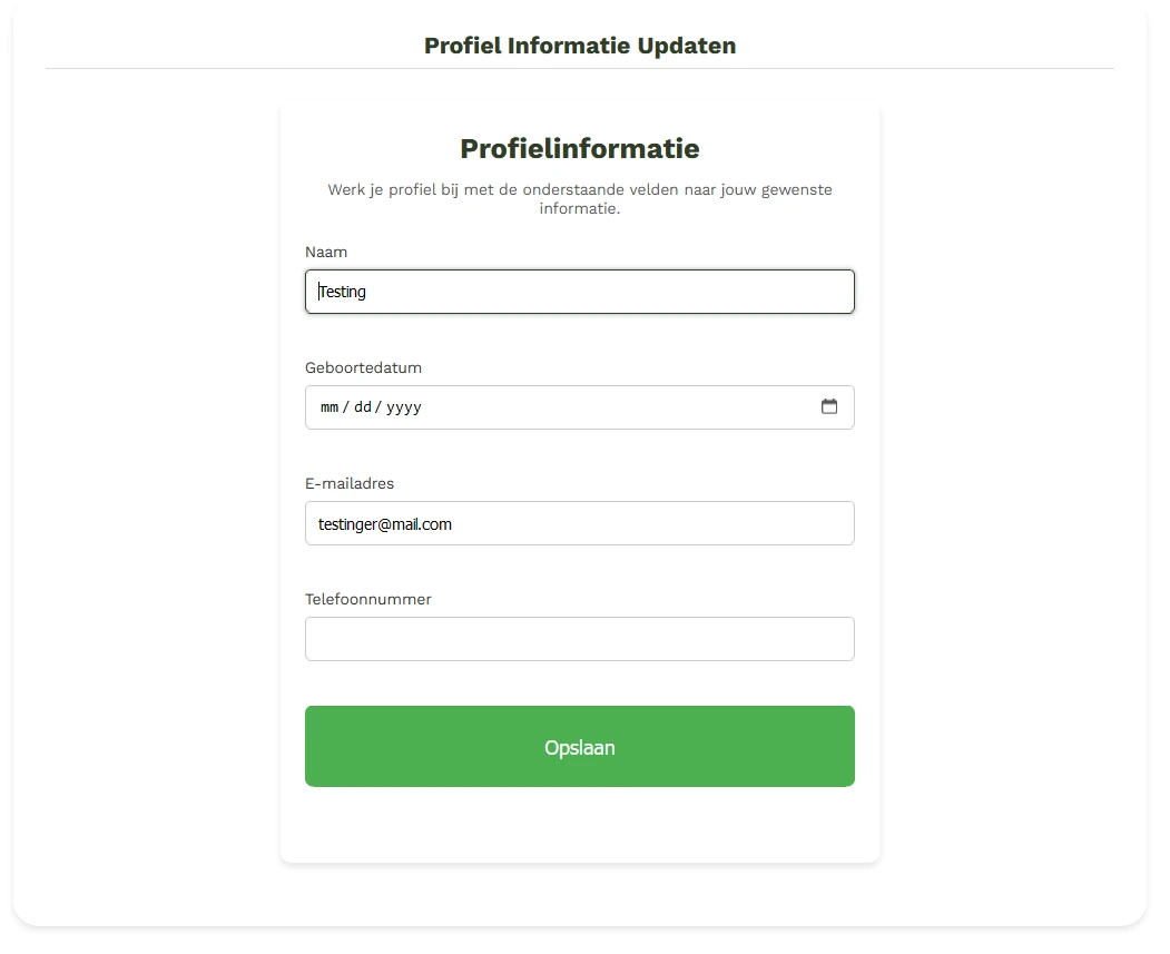 Screenshot voor project Open Hiring - Toegankelijkheid