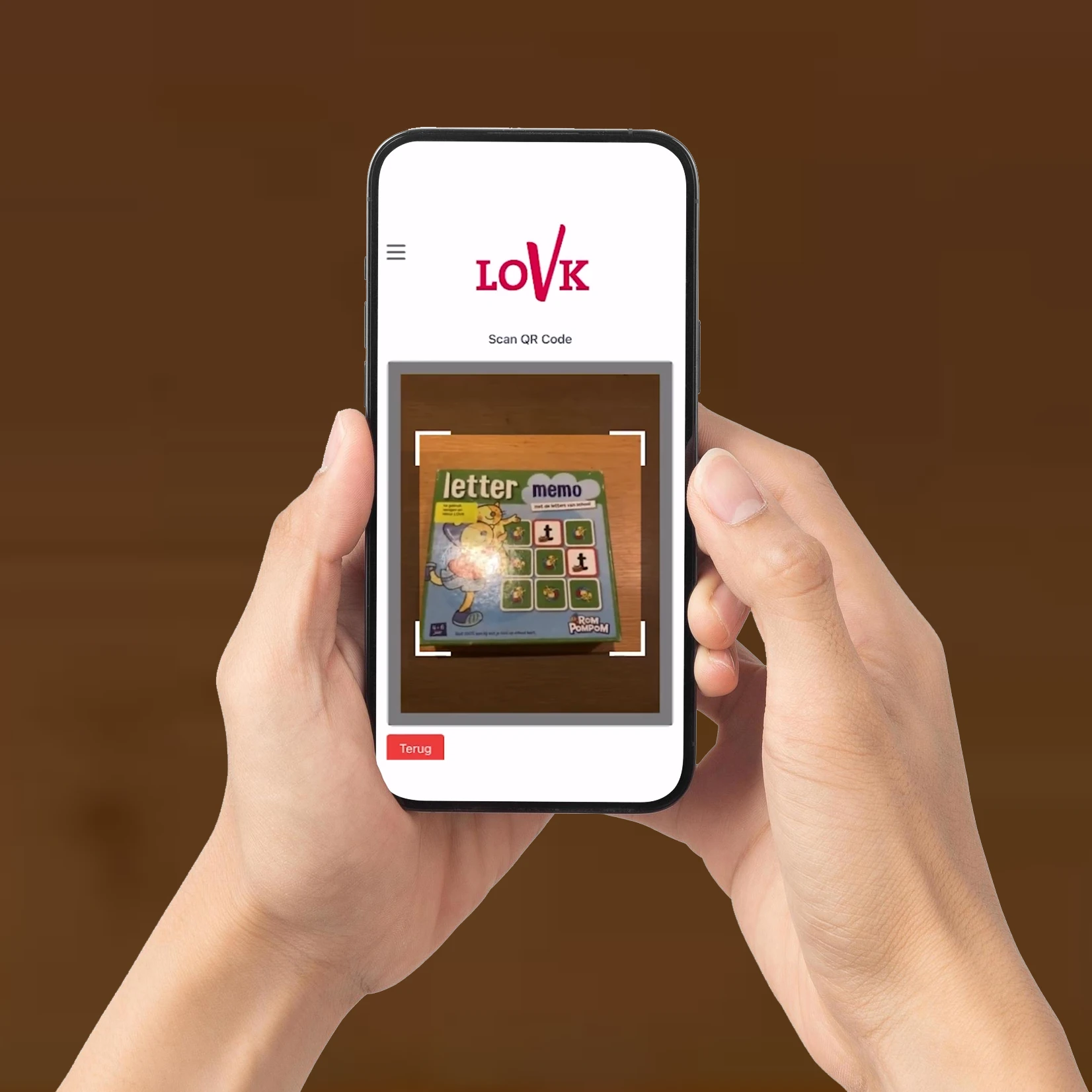 Screenshot voor project Spelotheek LOVK