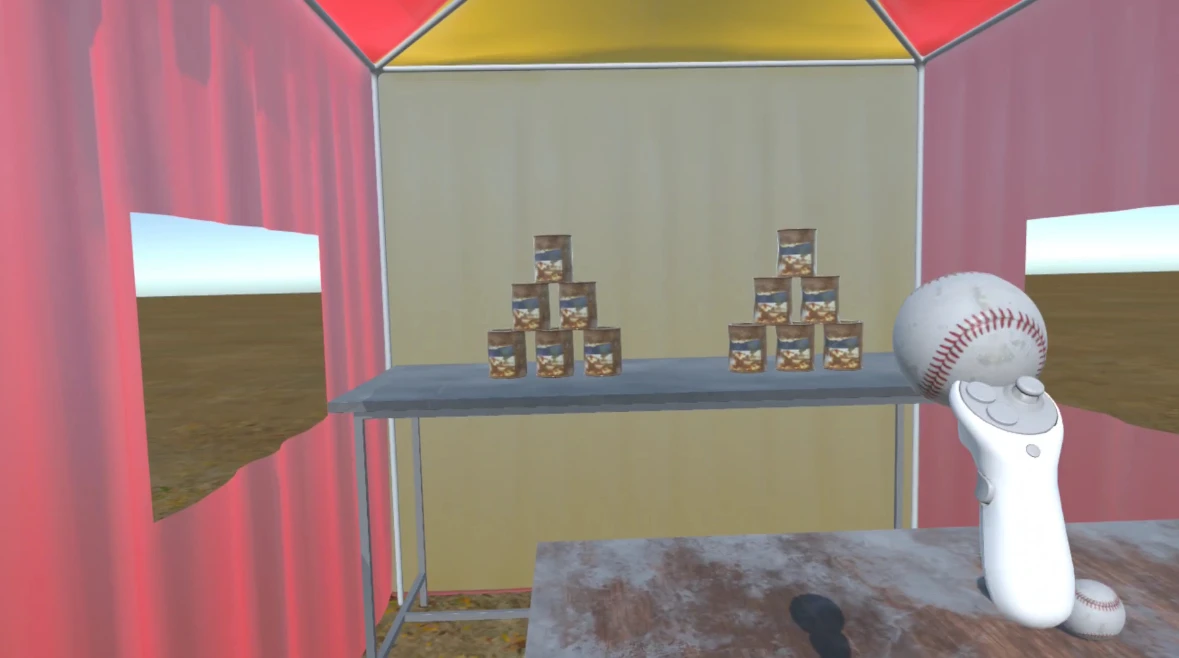 Screenshot voor project VR Kermis Spel