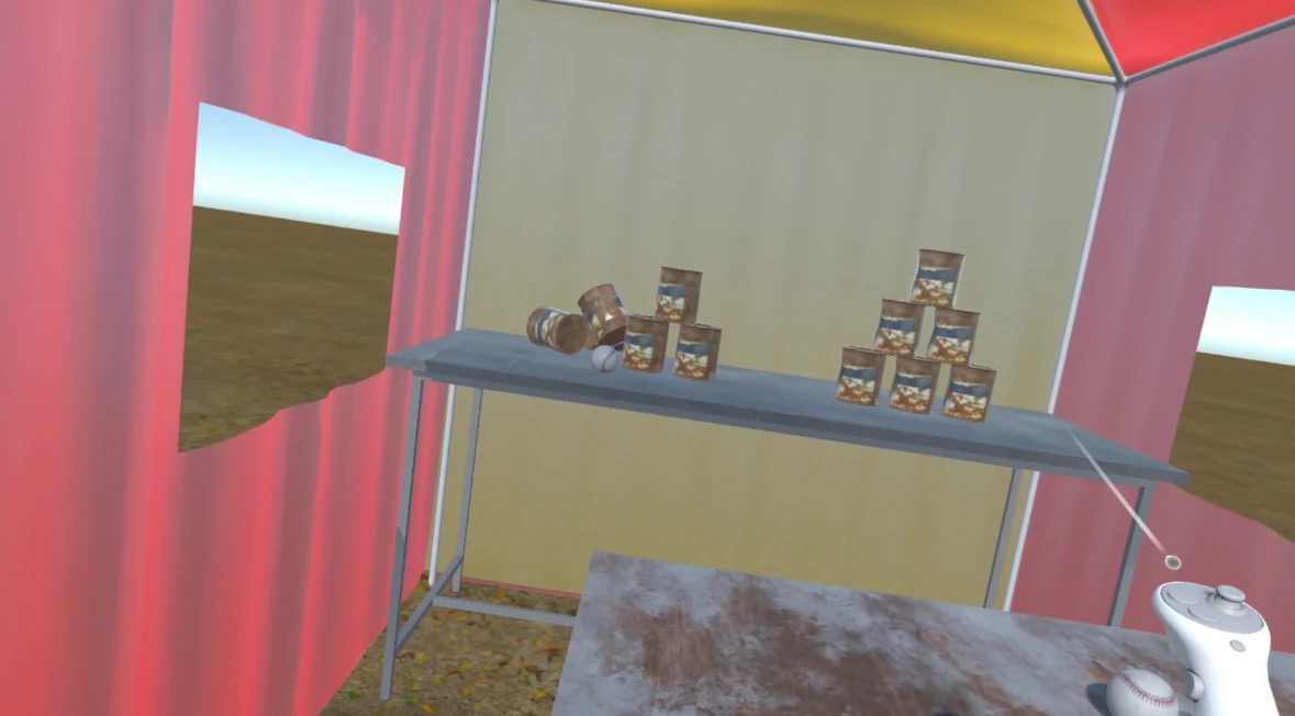 Screenshot voor project VR Kermis Spel