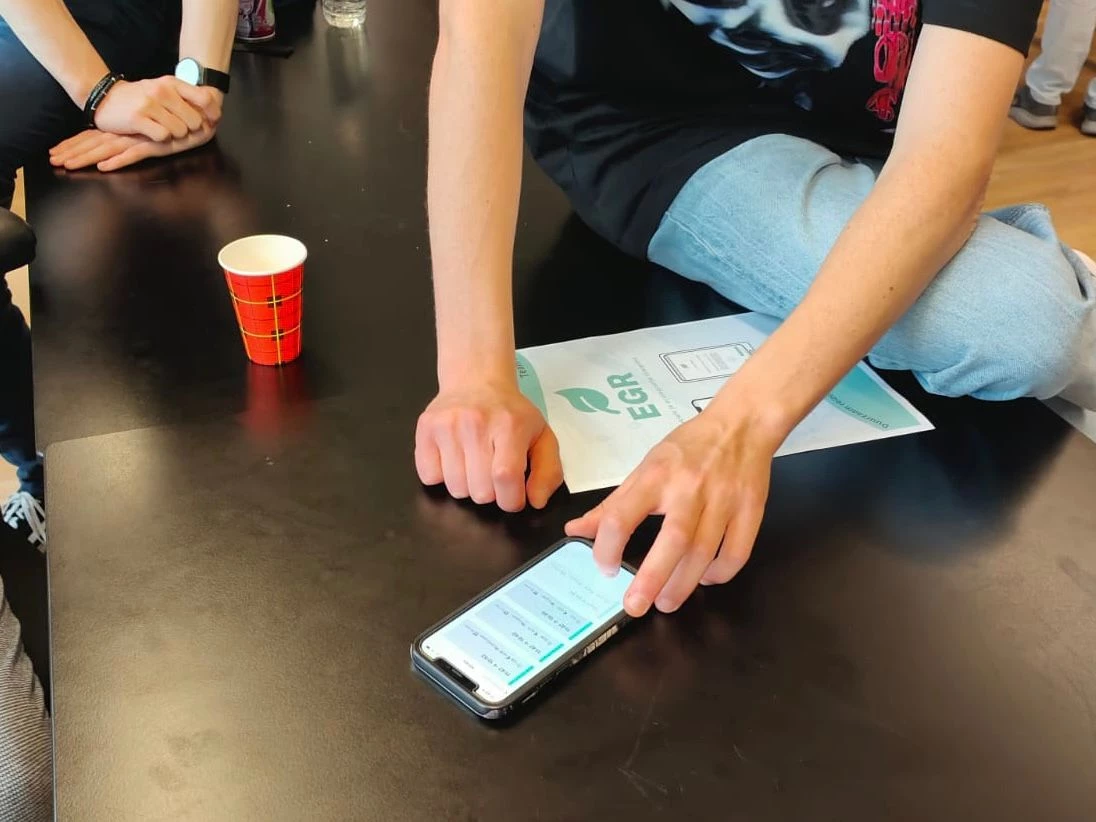 Screenshot voor project EGR Planner