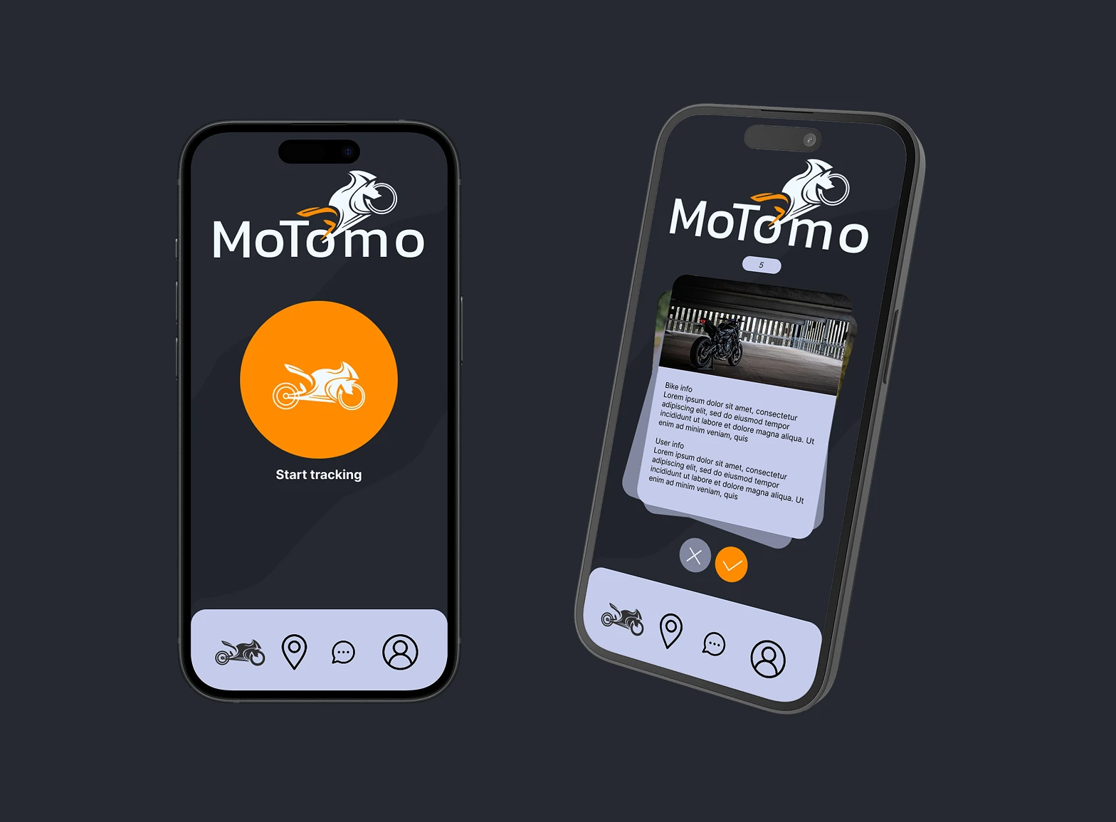 Screenshot voor project Motomo