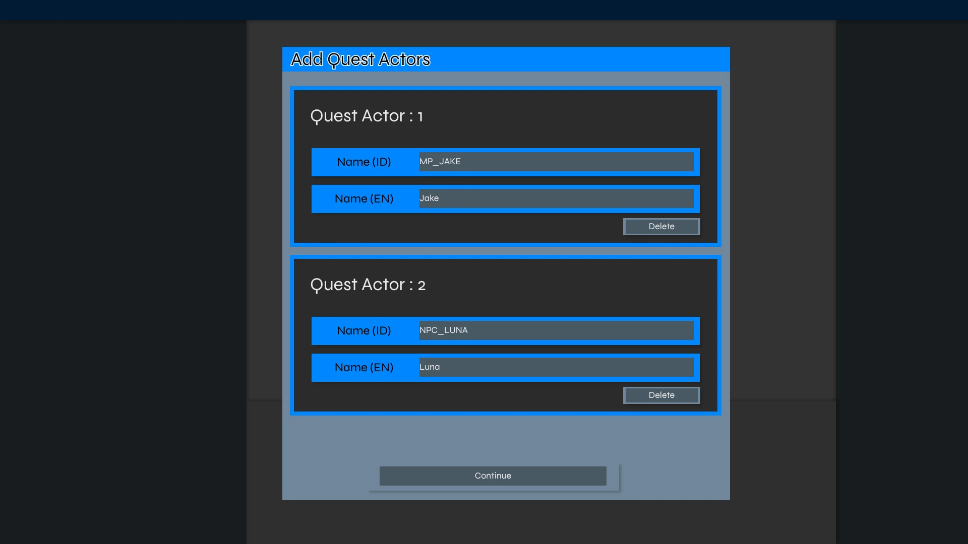 Screenshot voor project Phantasm Quest Editor