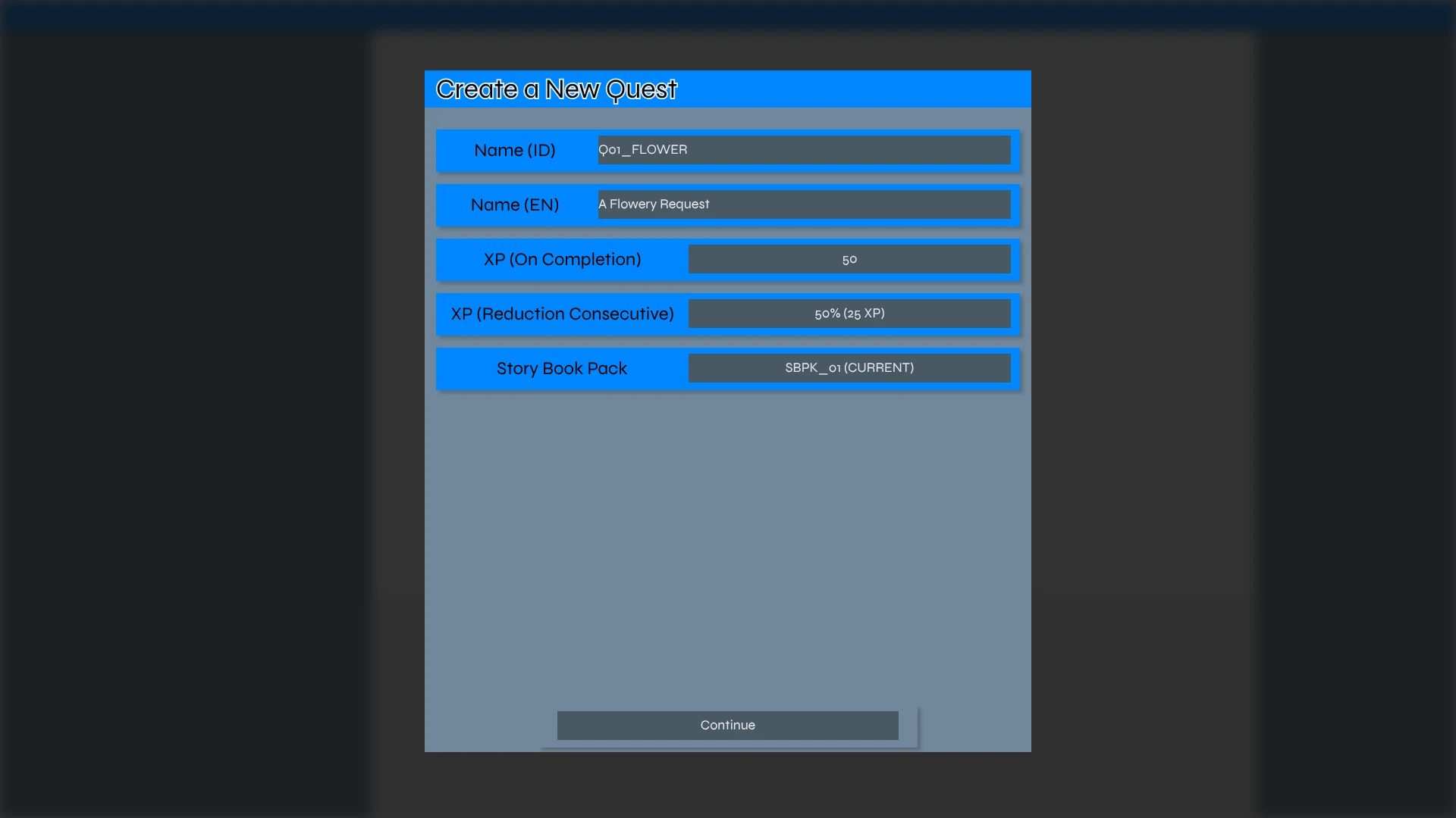 Screenshot voor project Phantasm Quest Editor