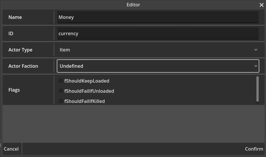 Screenshot voor project Phantasm Quest Editor