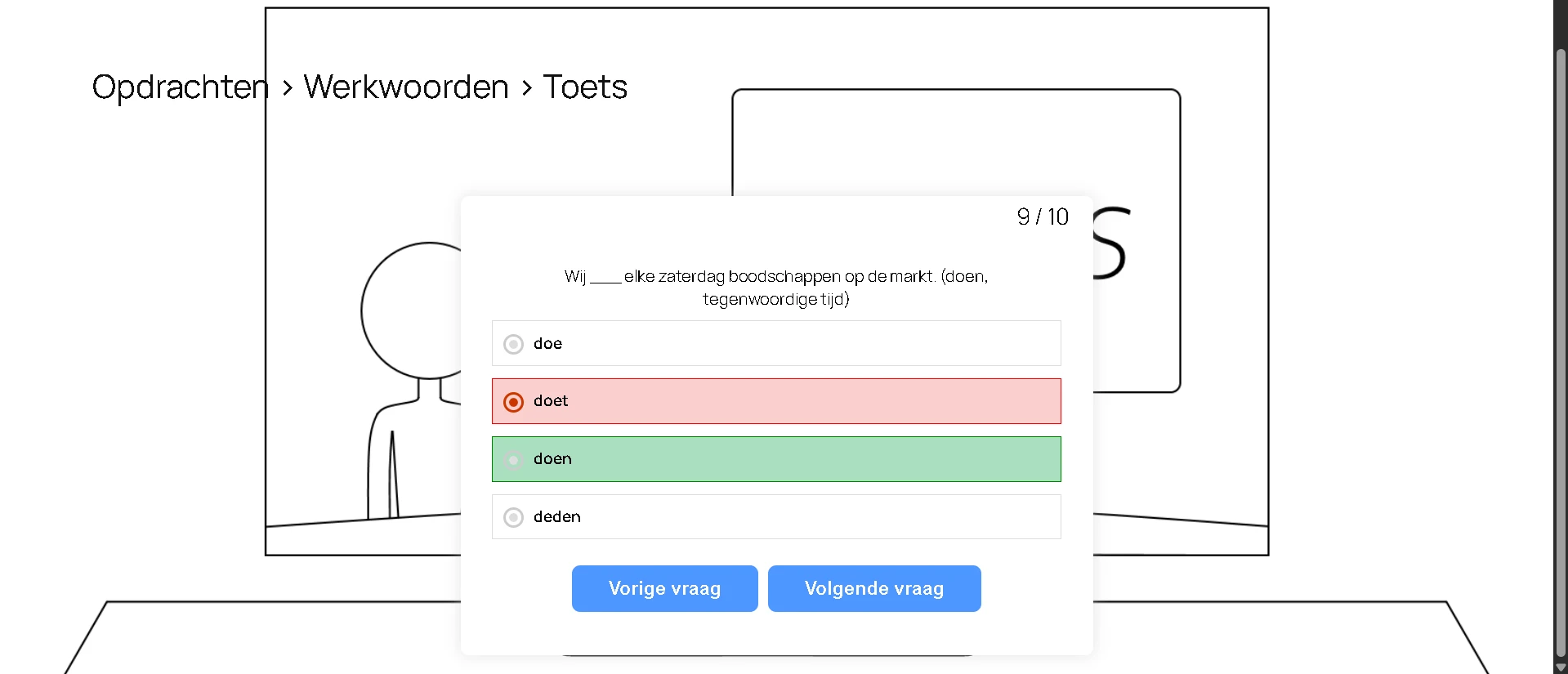 Screenshot voor project TaalSteun