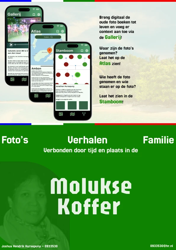 Screenshot voor project Molukse Koffer