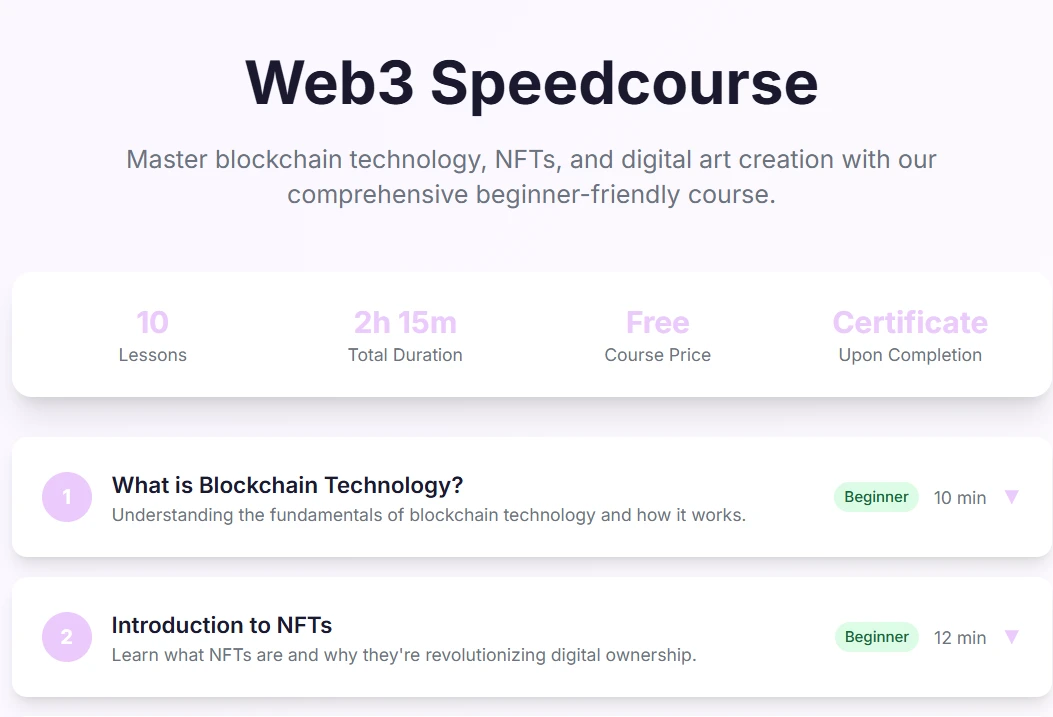 Screenshot voor project The Gallery Vault