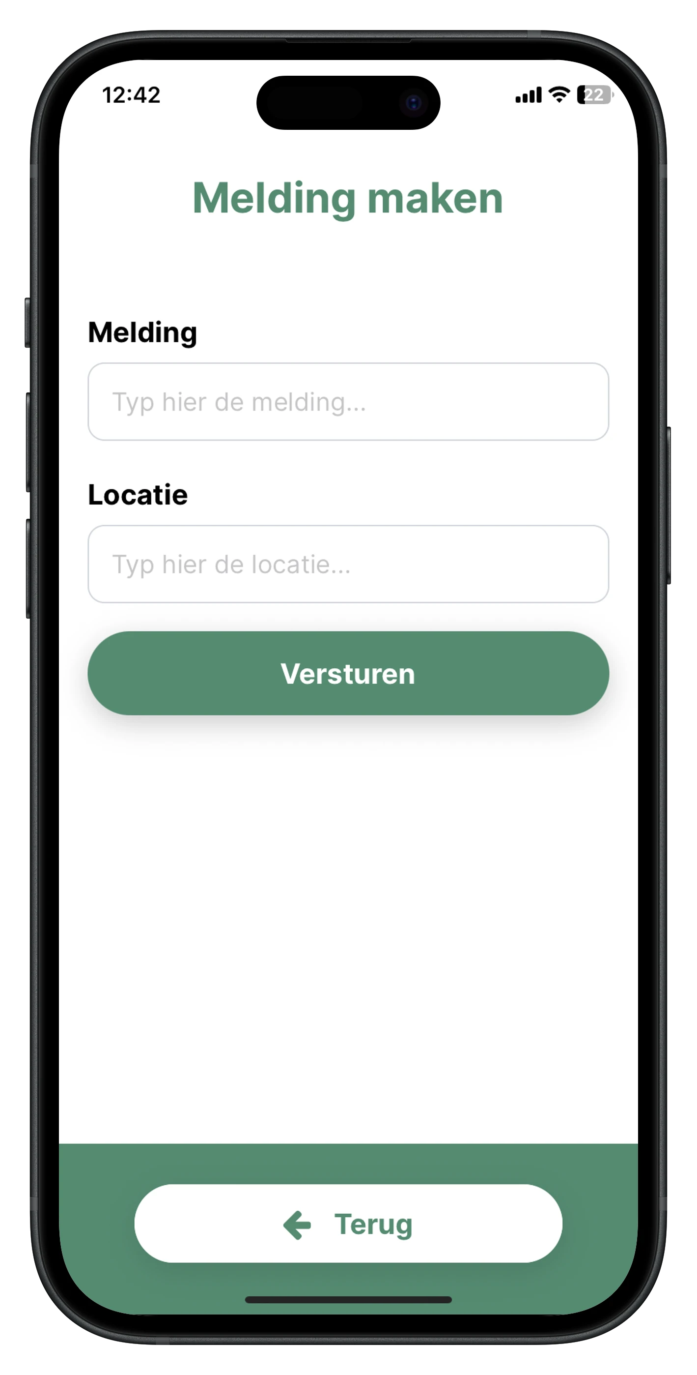 Screenshot voor project OuderenBuurtwacht