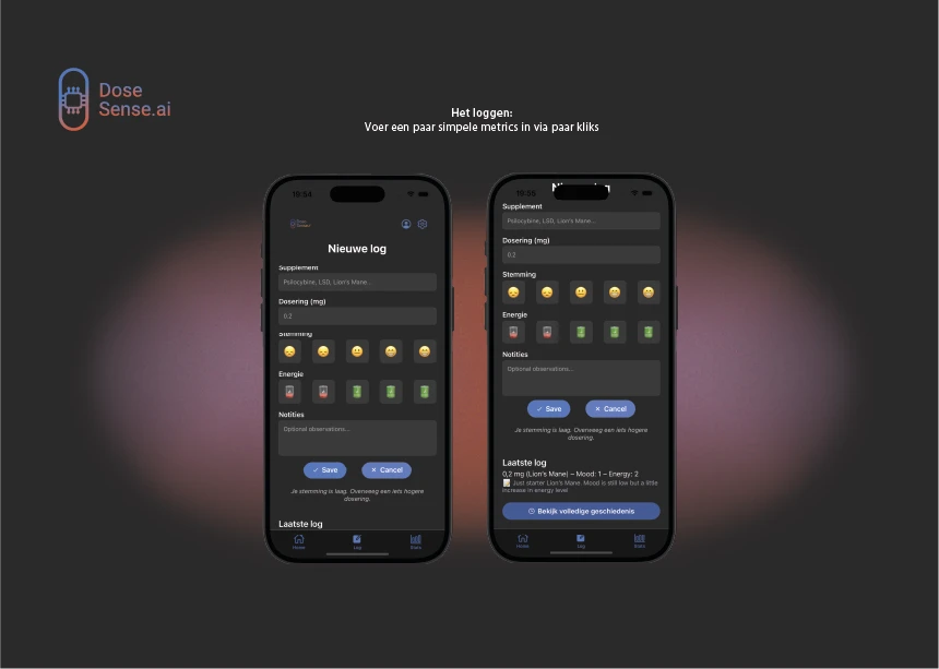Screenshot voor project DoseSense.ai