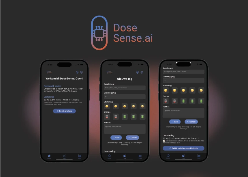 Screenshot voor project DoseSense.ai