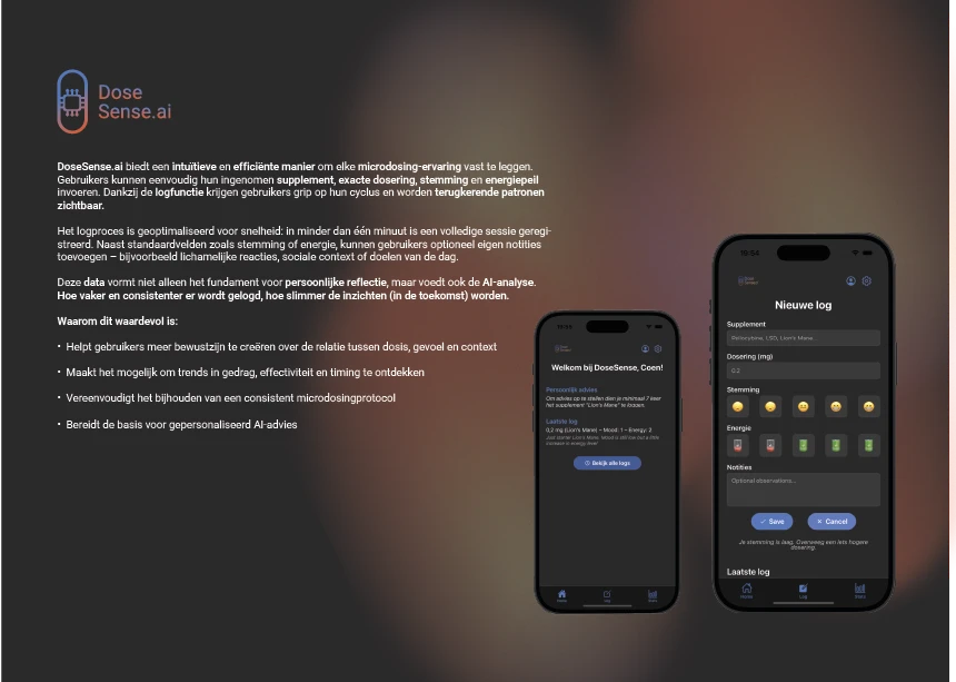 Screenshot voor project DoseSense.ai