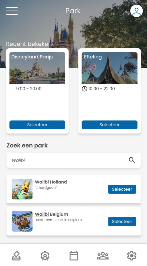 Screenshot voor project Trackless