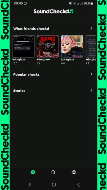 Screenshot voor project SoundCheckd