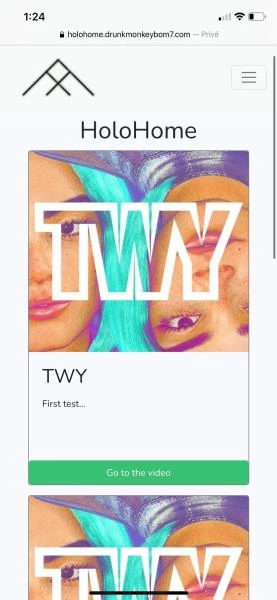 Screenshot voor project HoloHome
