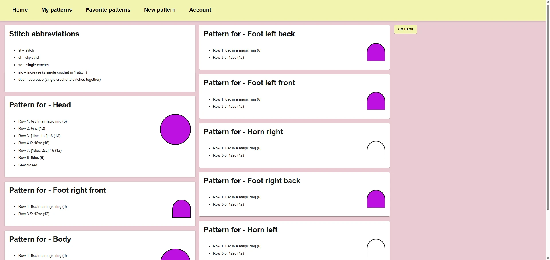 Screenshot voor project Stitchify