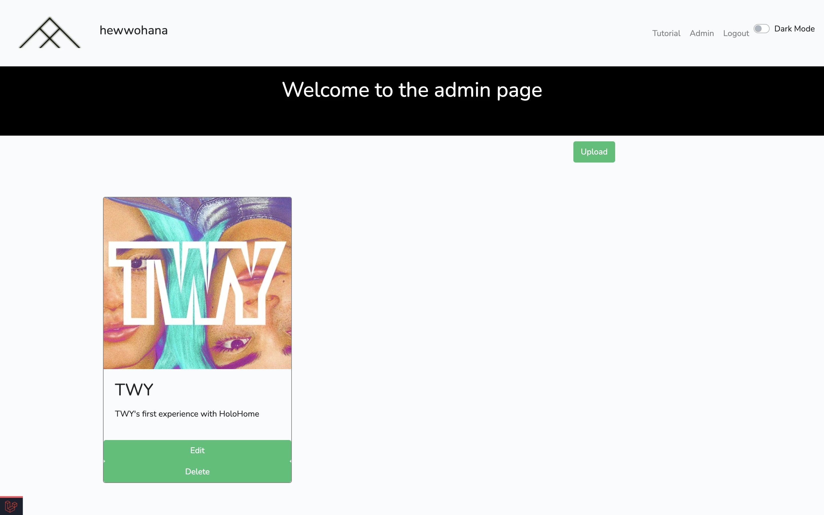 Screenshot voor project HoloHome