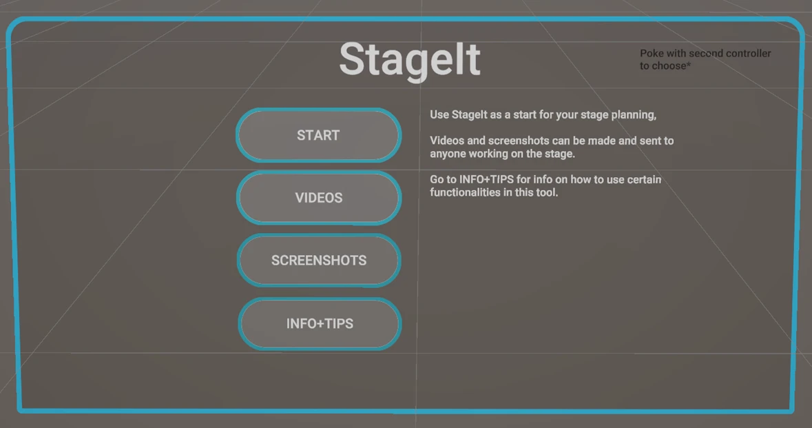 Screenshot voor project StageIt
