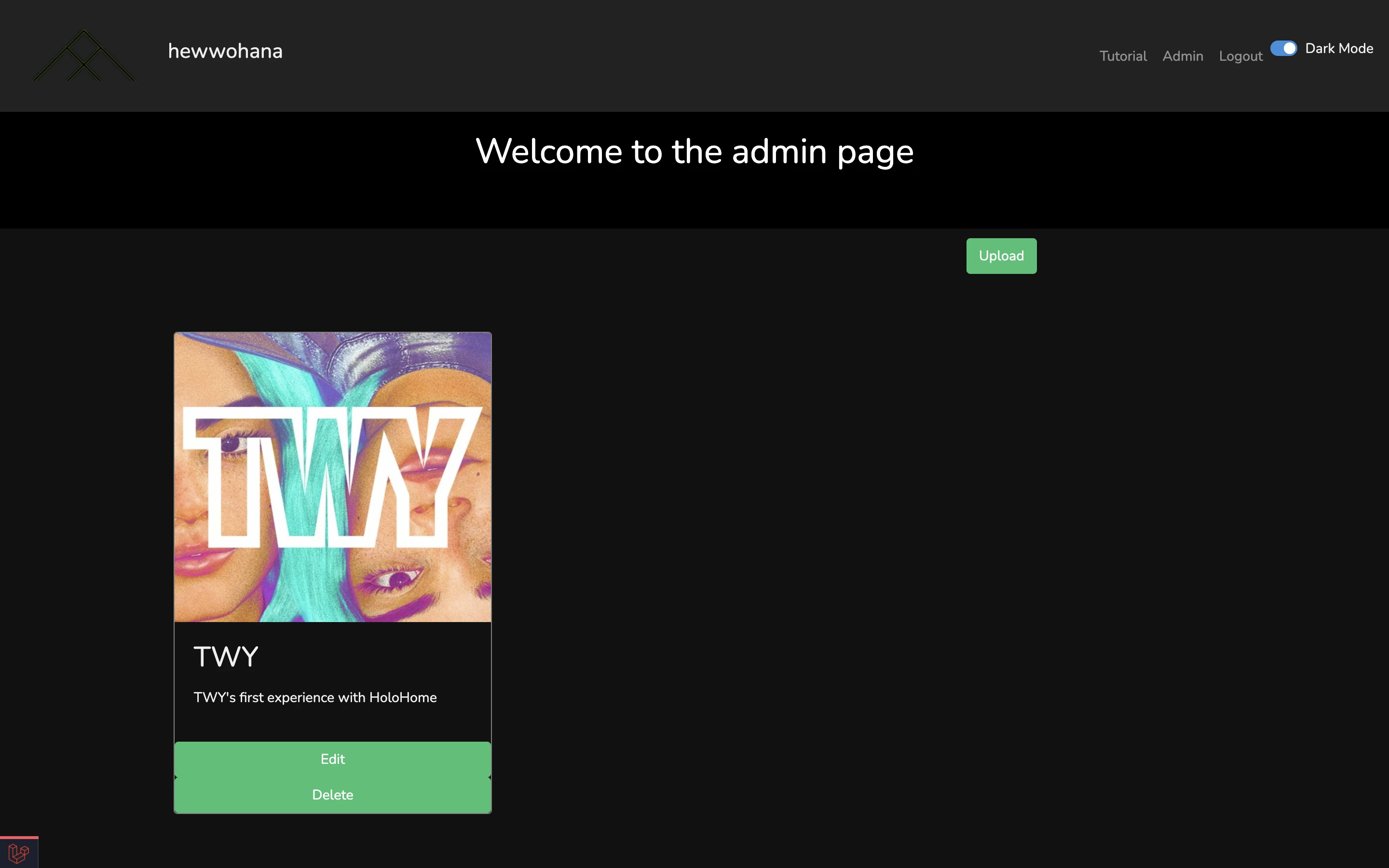 Screenshot voor project HoloHome