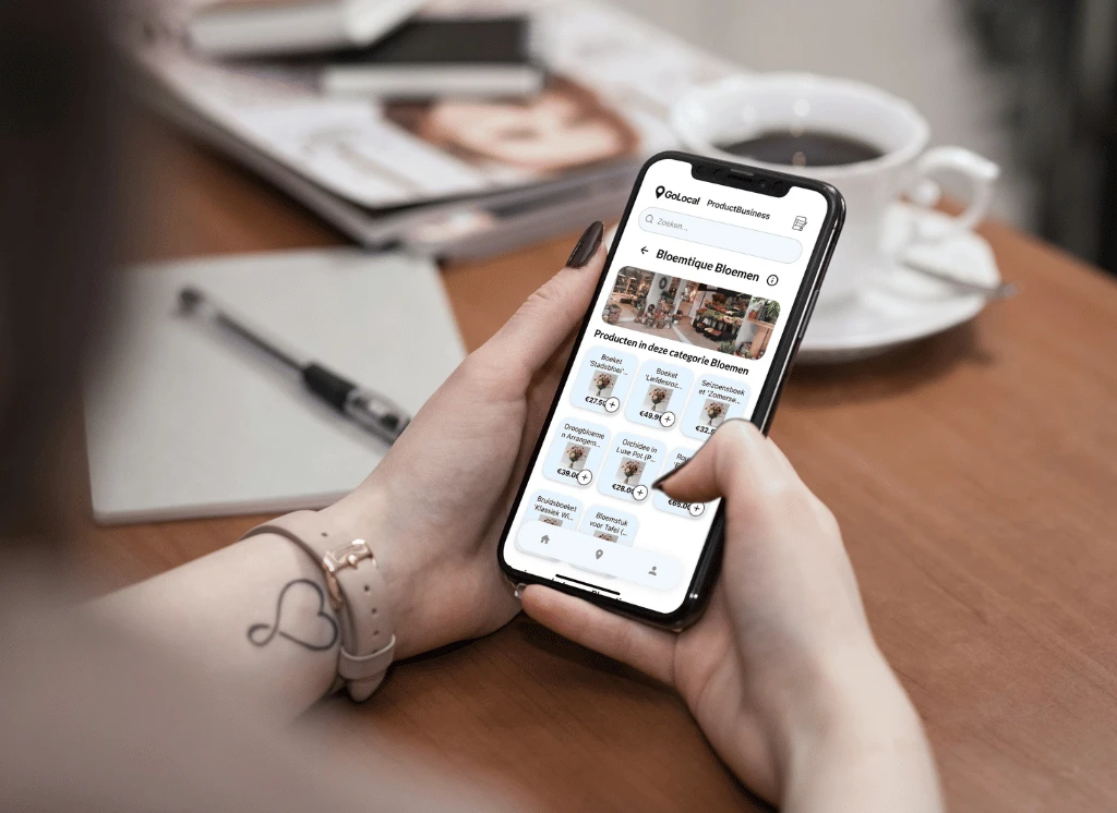 Screenshot voor project Go Local
