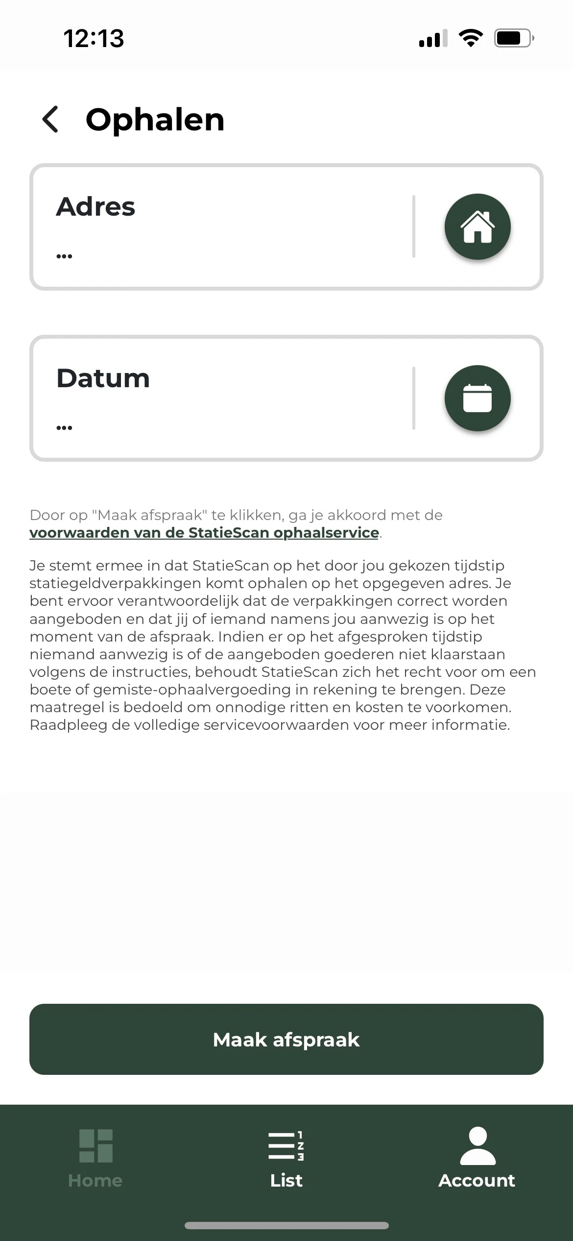 Screenshot voor project StatieScan