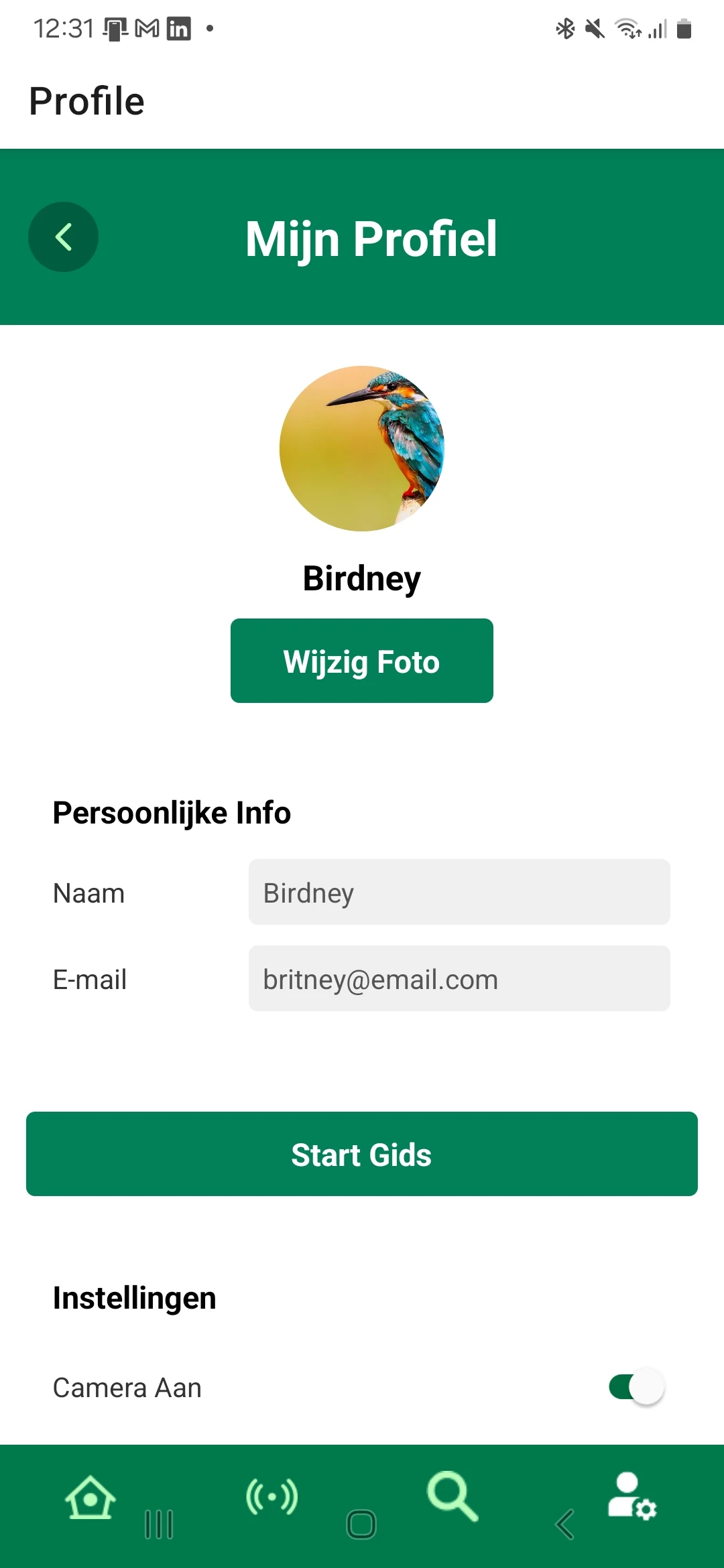 Screenshot voor project Nestly