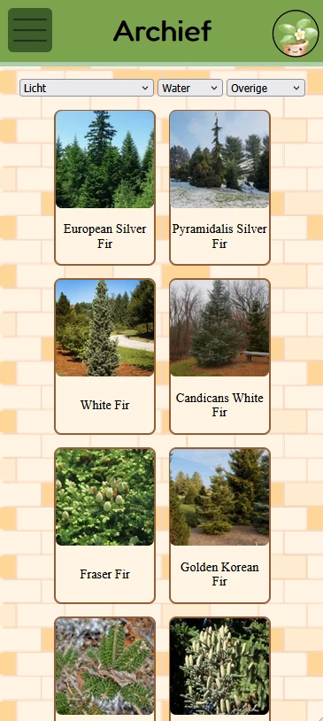 Screenshot voor project LeafLink