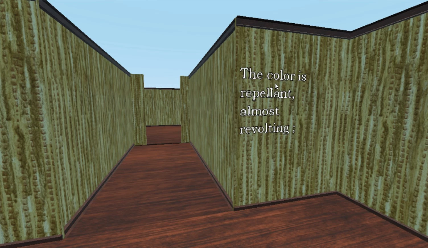 Screenshot voor project Writing on the wall