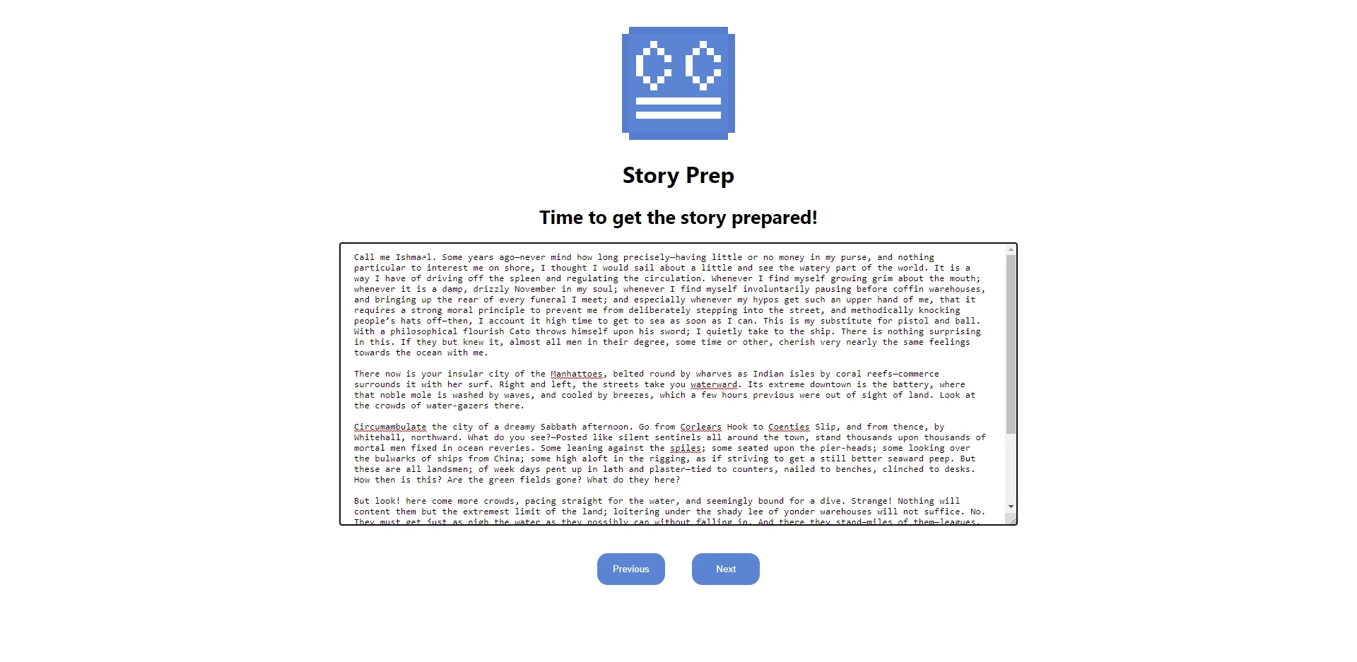 Screenshot voor project Writing on the wall