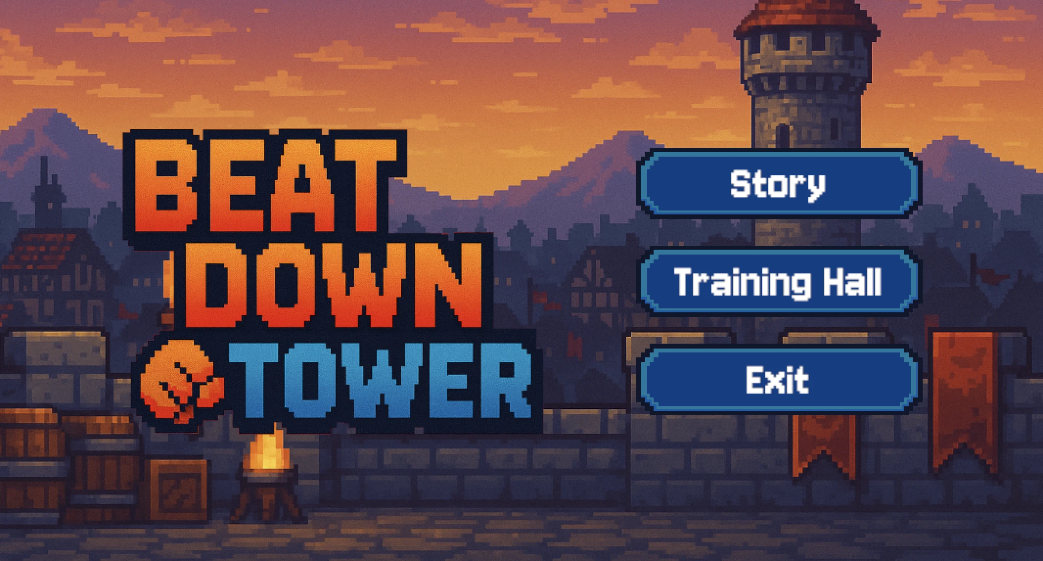 Screenshot voor project Beat Down Tower