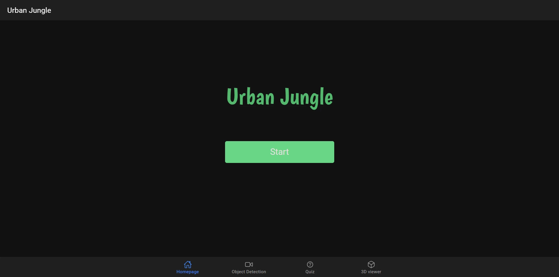 Screenshot voor project Urban jungle