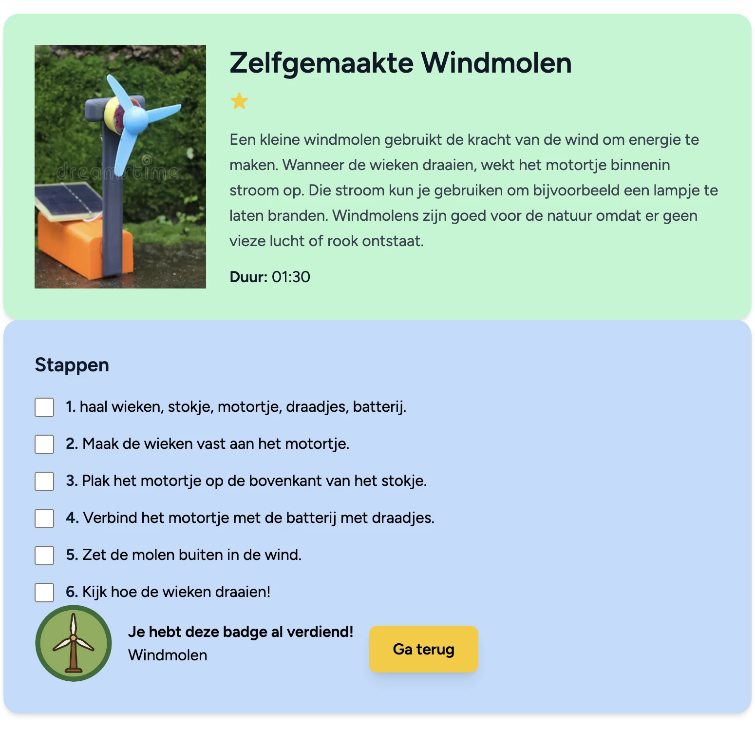Screenshot voor project EcoExplorer