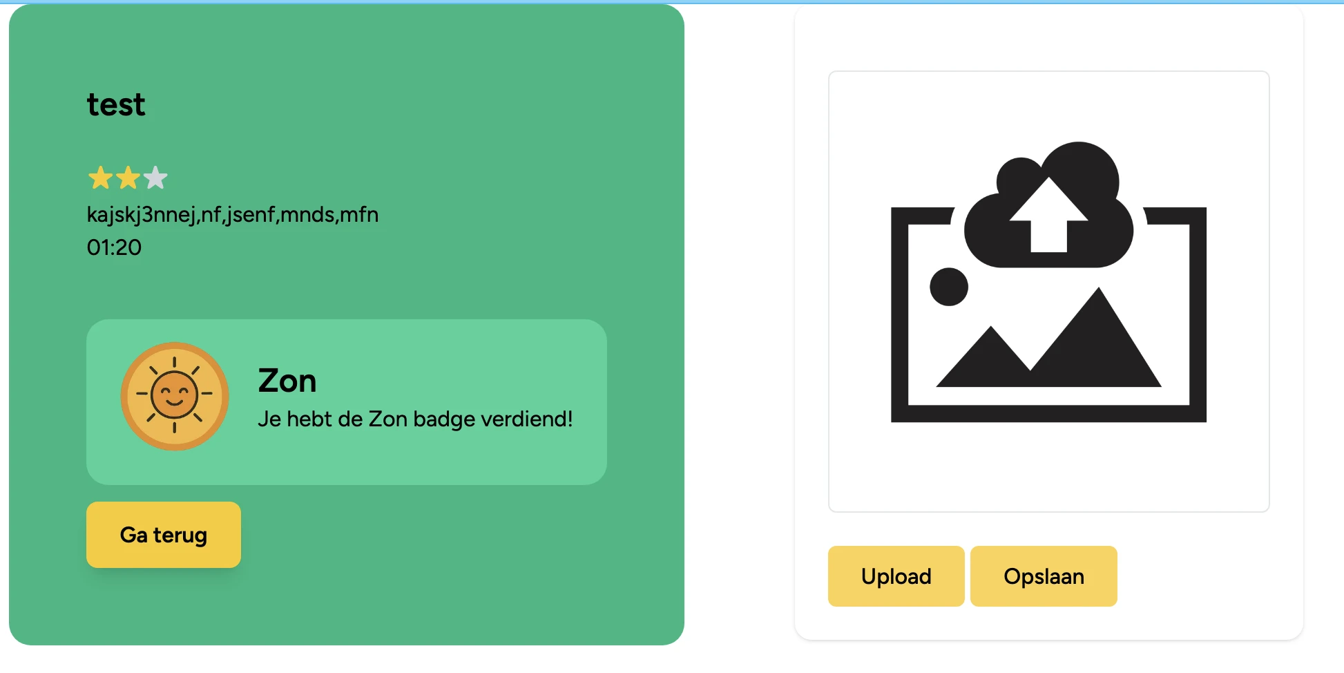 Screenshot voor project EcoExplorer