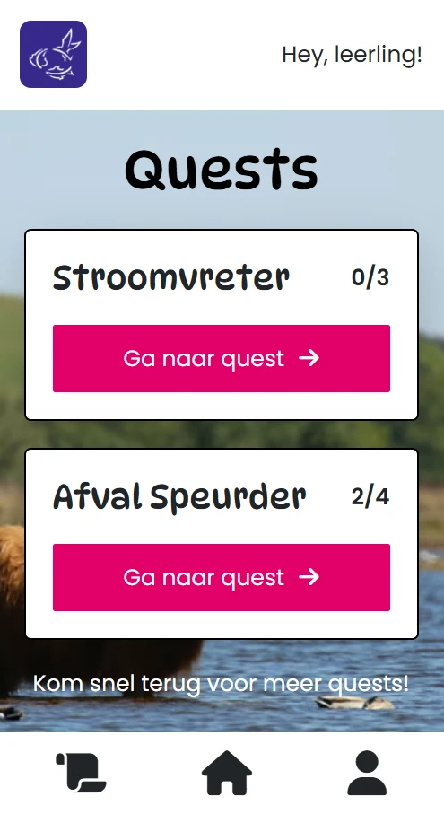 Screenshot voor project Detective Groen