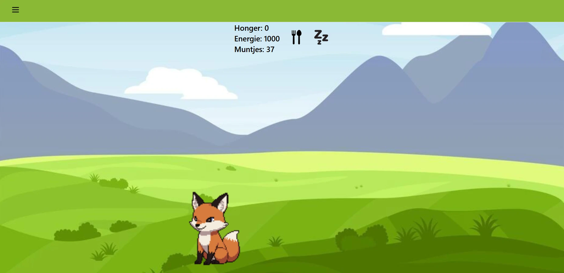 Screenshot voor project NM Klikker