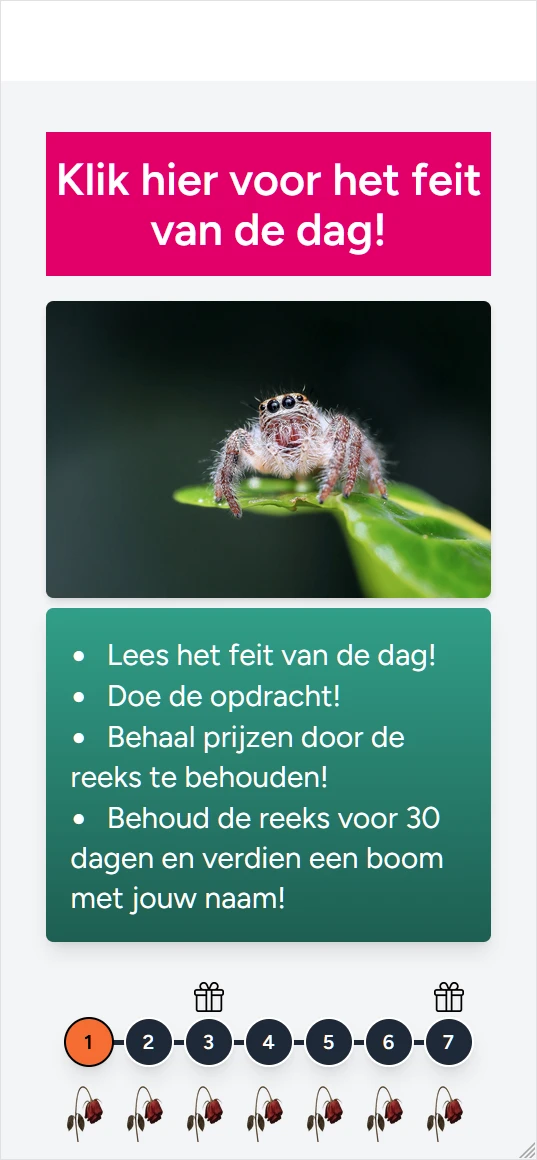 Screenshot voor project Ecoreeks