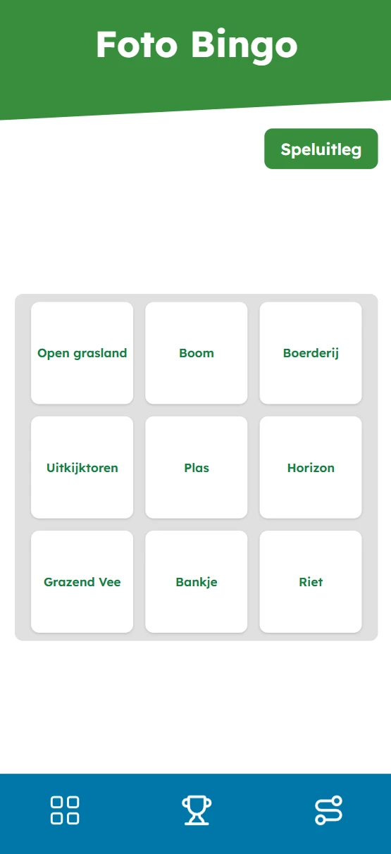 Screenshot voor project Natuur Moment