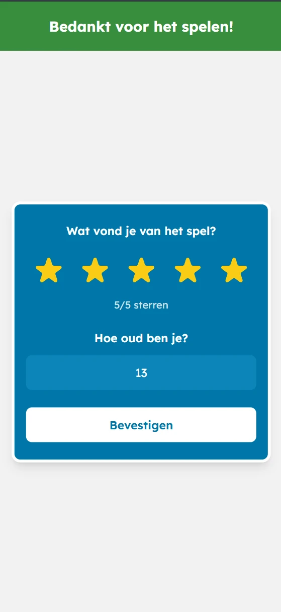 Screenshot voor project Natuur Moment